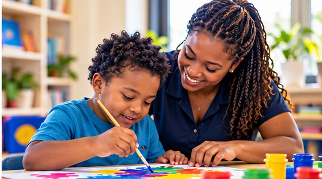 Creative art activity support